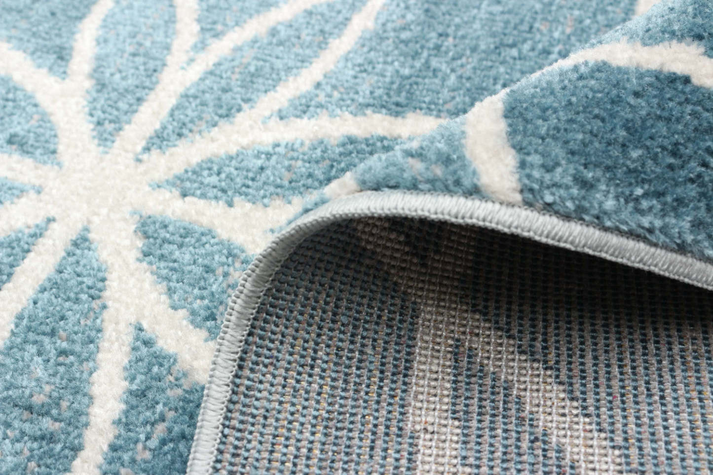 Tapis Terali turquoise lavable en machine - 2'6 x 8'0|Carpette Terali turquoise lavable à la machine - 2 pi 6 po x 8 pi 0 po|D86FGYC0