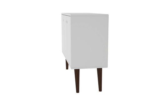 Buffet Bromma de Manhattan Comfort de 35,43 po avec 3 tablettes et 3 portes - blanc