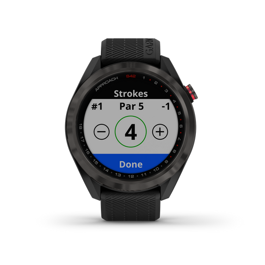Garmin Approach® S42 Montre De Golf Gps Intelligente - Suivi De Fitness Avec Support Multi-gnss - Gunmetal
