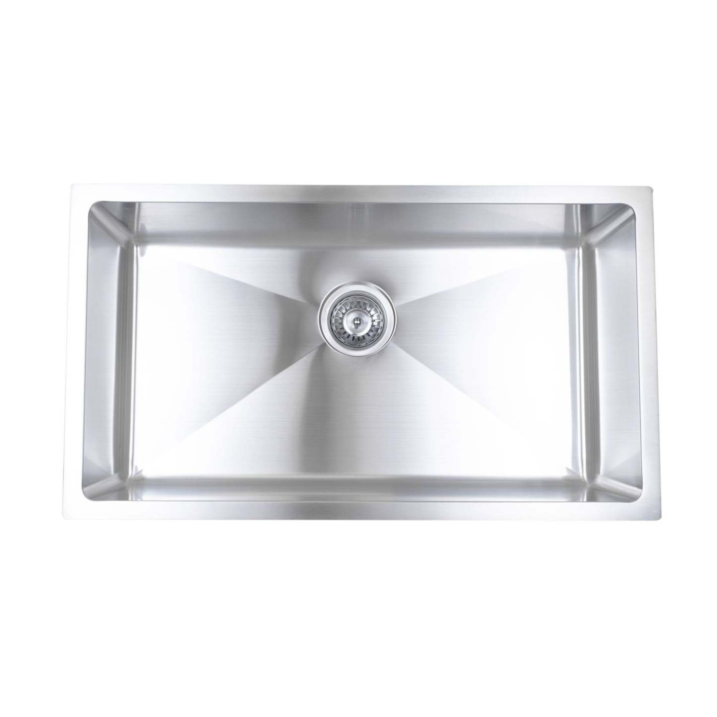 Bristol Sinks Undermoutn Stainless Steel Single Kitchen Sink - B1606|Évier de cuisine simple sous plan Bristol Sinks en acier inoxydable - B1606