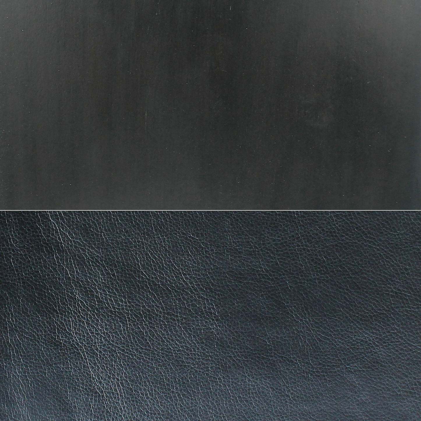 Chaise de salle à manger à hauteur de comptoir Cami avec tissu en cuir végétalien - Noir | Chaise de salle à manger Cami de hauteur comptoir en tissu en similicuir - noire