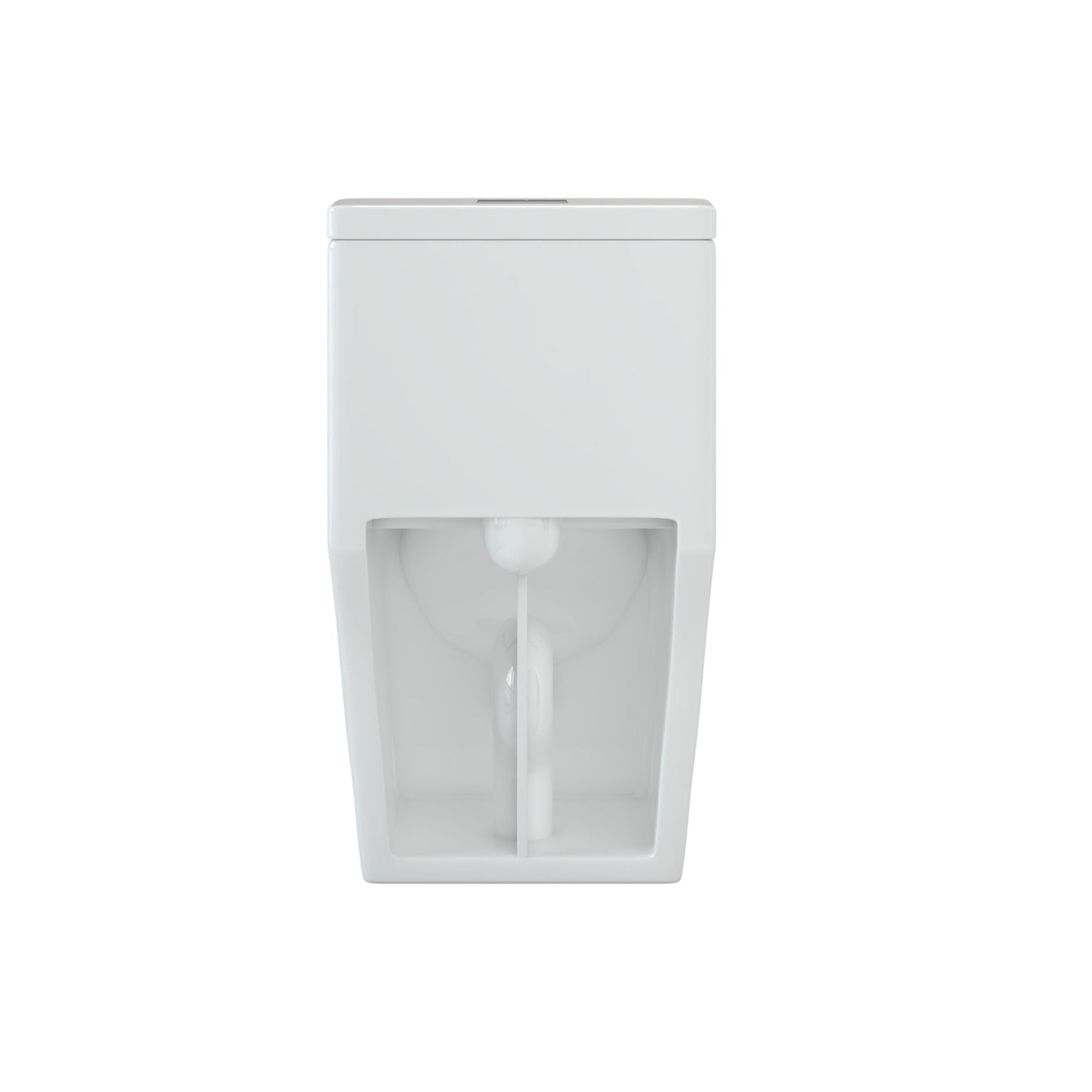 WC monobloc compact CB HOME 61 cm (24 po), double chasse d'eau, modèle moderne à siphon, avec abattant à fermeture ralentie et hauteur confort de 42 cm (16,5 po).