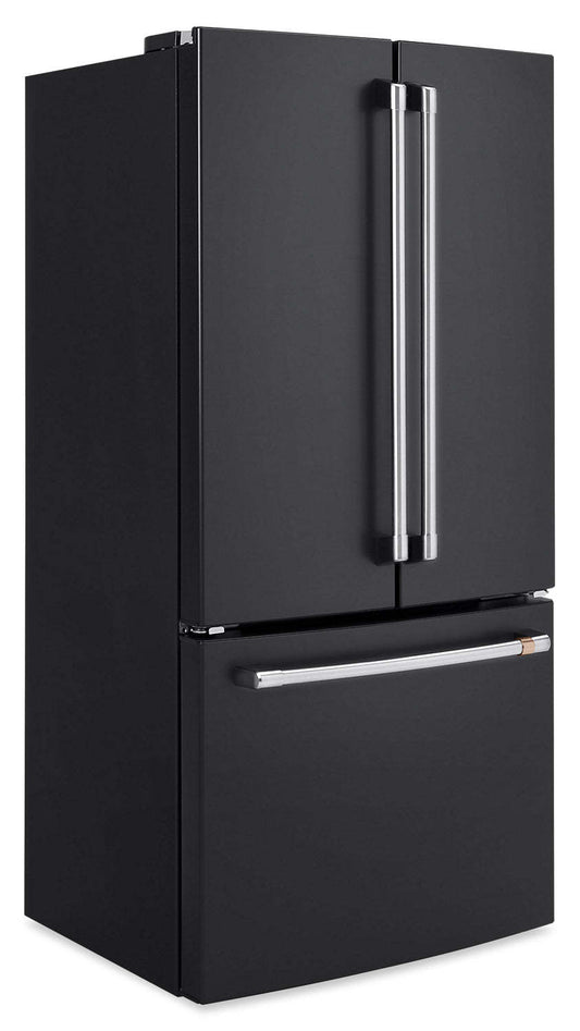 Réfrigérateur Café de 33 18,6 pi³ à portes françaises - noir mat - CWE19SP3ND1 | Cafe 33 18.6 Cu. Ft. French-Door Refrigerator - Matte Black - CWE19SP3ND1
