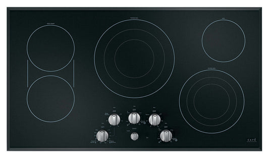 Café 5 pièces Electric Cooktop Stainless Steel Knobs - CXCE1HKPMSS|Boutons acier inoxydable brossé pour surface de cuisson électrique 5 pièces Café - CXCE1HKPMSS|CXCE1HSS