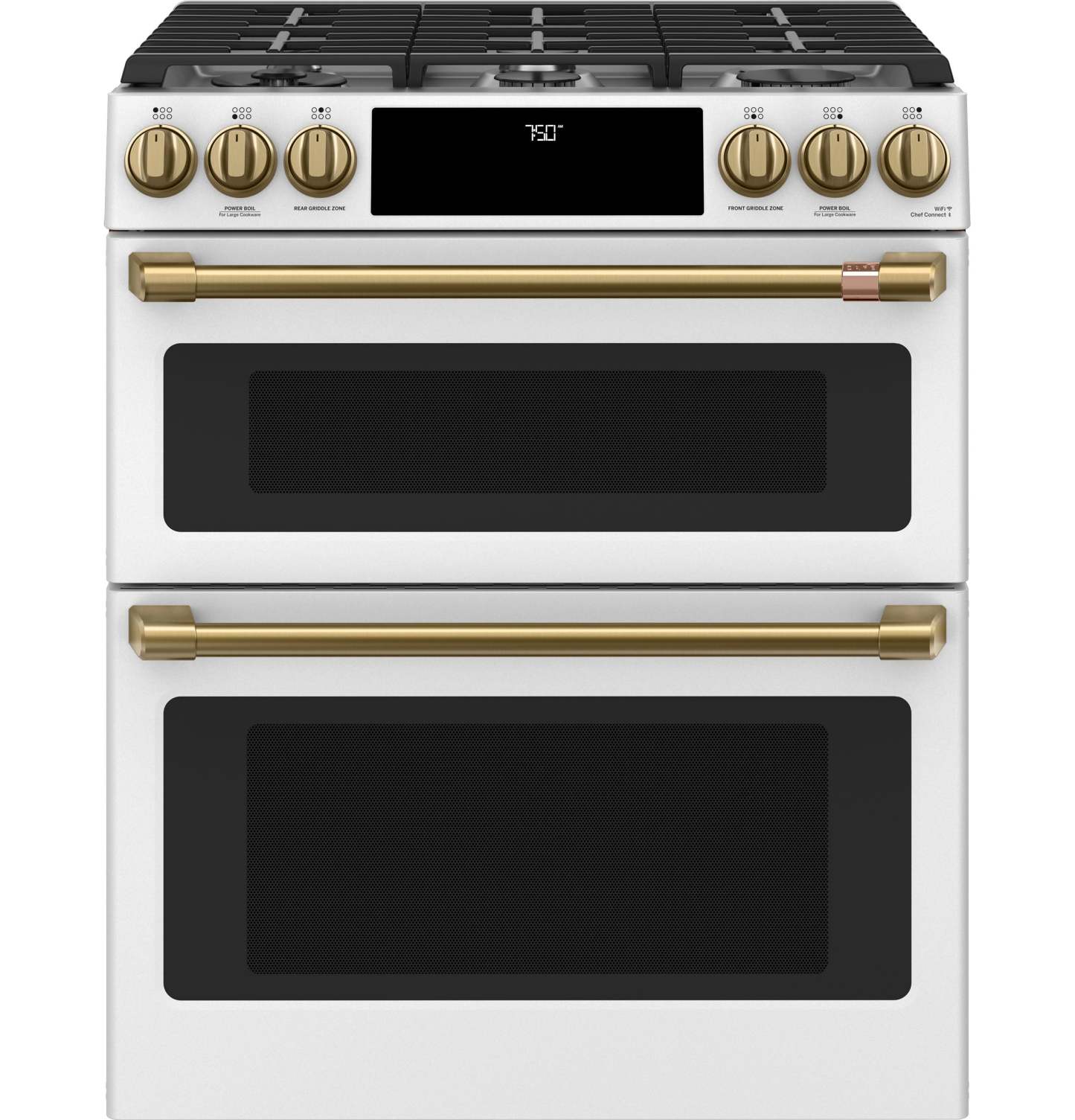 Coffret de poignées et de boutons Café en laiton brossé pour cuisinière - CXFCGHKPMCG