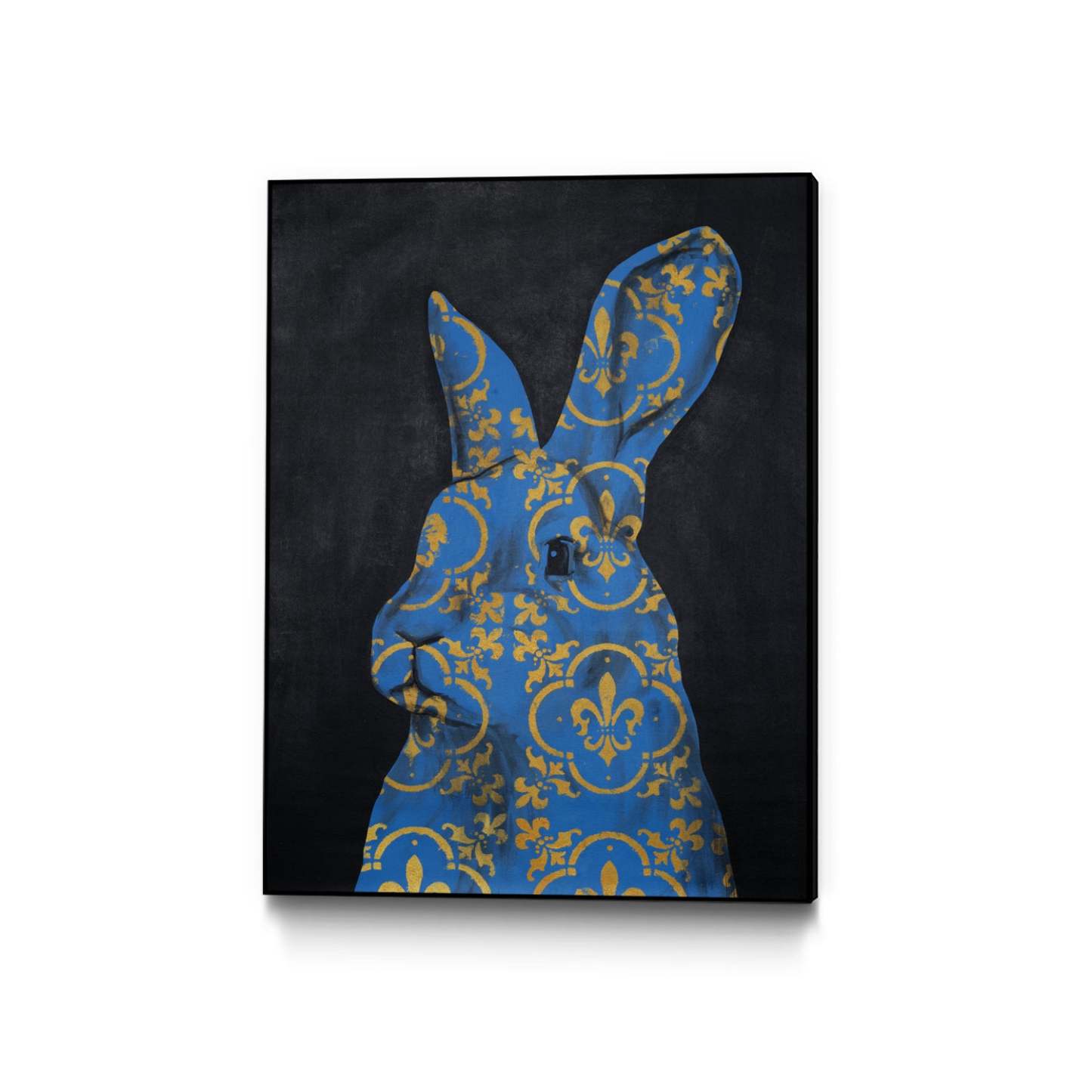 Zoo Celebration Iii Canvas Framed Black 30x40 Wall Art|Œuvre d'art murale sur toile encadrée noire « Zoo Celebration Iii » 30 x 40