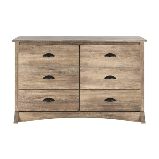 Salt Spring Kids 6-Drawer Dresser - Drifted Grey|Commode Salt Spring à 6 tiroirs pour enfants - gris délavé