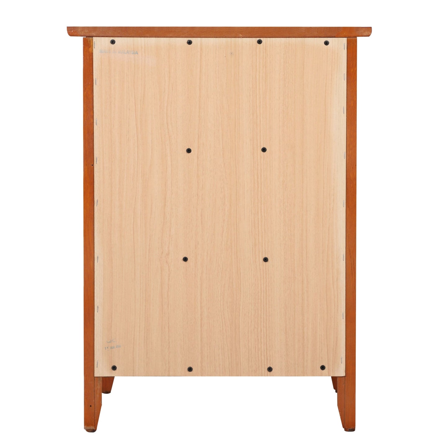 Table de chevet Daniel à 3 tiroirs, style transitionnel, en bois