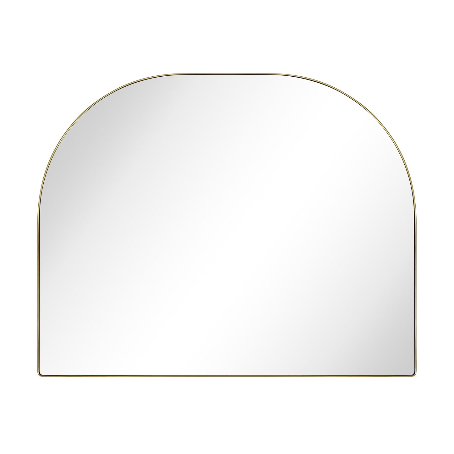 Grand miroir arqué TEHOME Dezerae pour manteau de cheminée, 40'' L x 32'' H