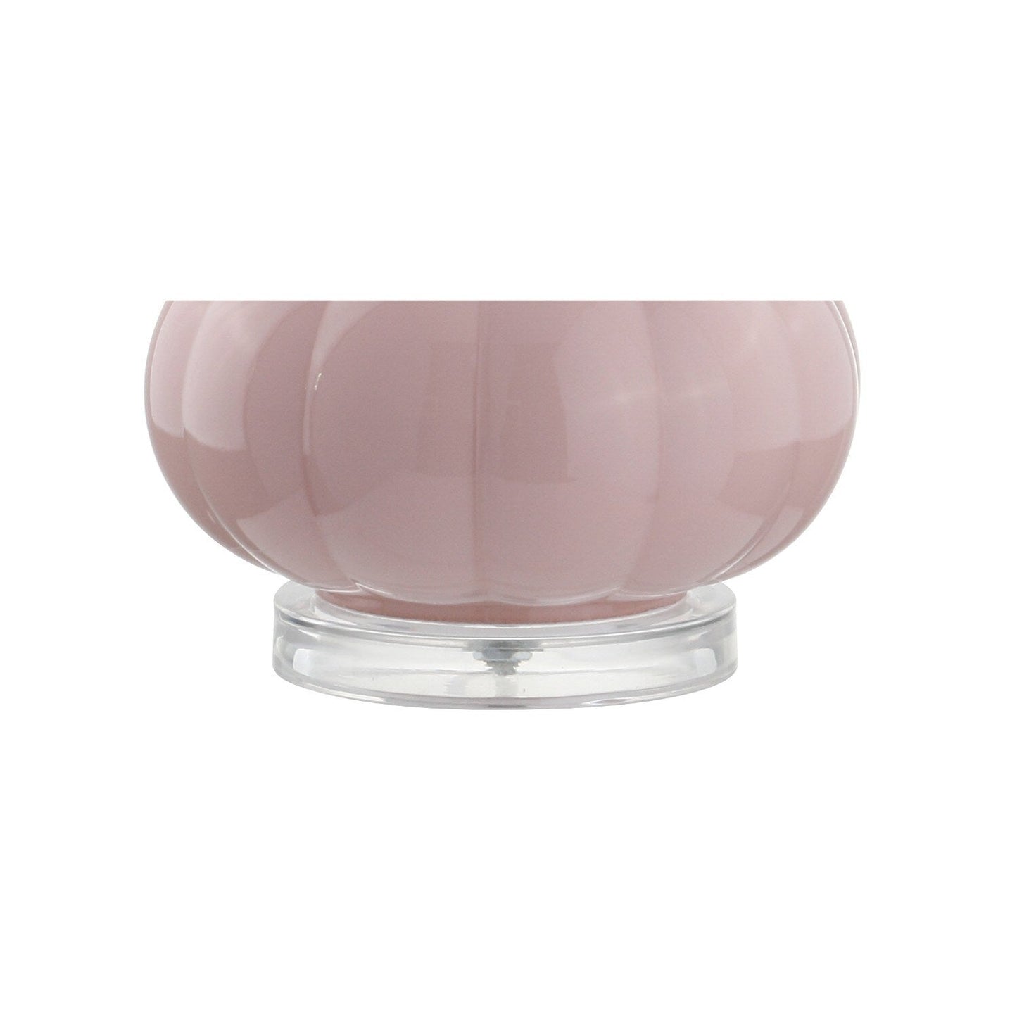 Lampe de table LED Diamante 28,5 en verre en forme de larme, rose (lot de 2) par JONATHAN Y