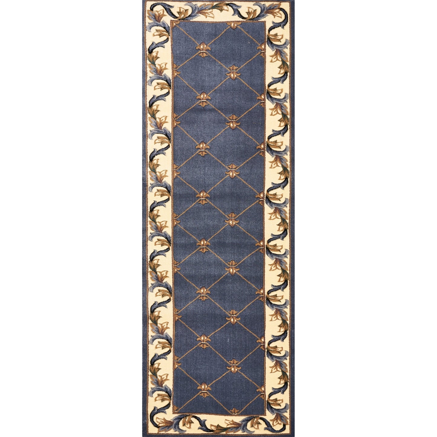 Tapis Domani Classics style victorien à bordure en treillis