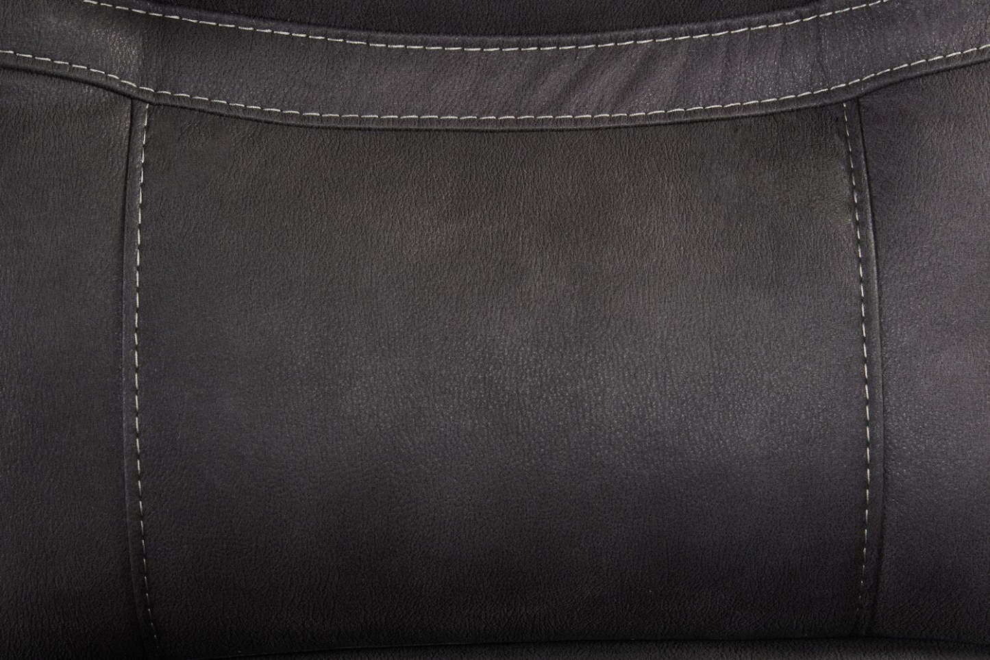 Sofa à inclinaison électrique Floy de 116,5 po en suédine avec appuie-têtes électriques et ports USB - gris