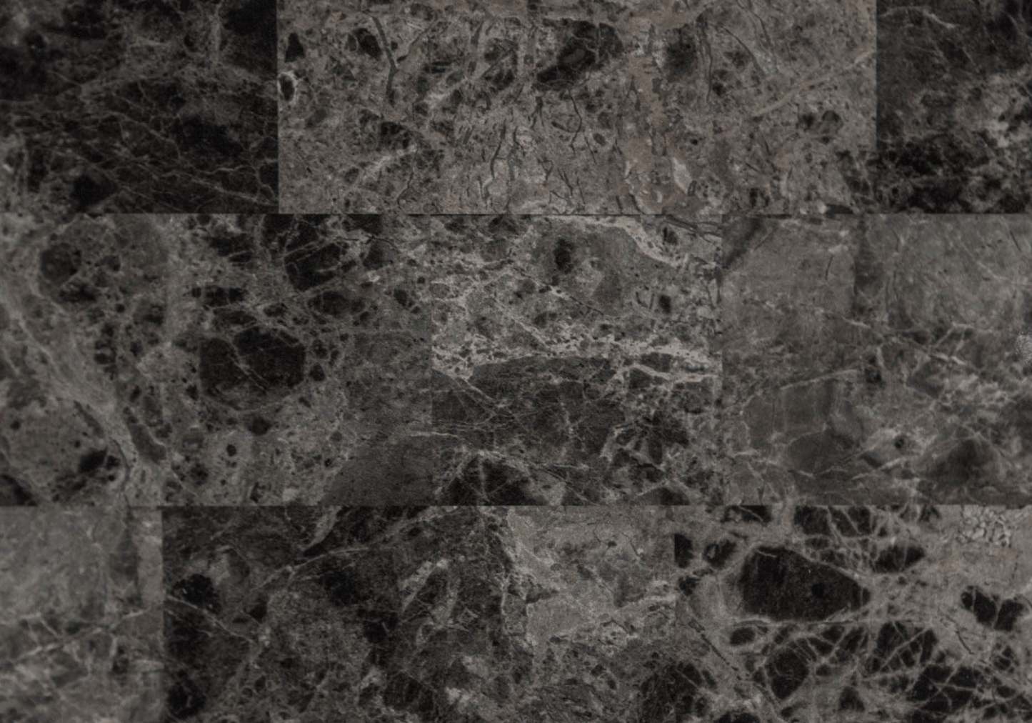 3pcs Set Grey Marble Charcoal Metal Dining Set|Ensemble de salle à manger 3 pièces en marbre gris et en métal anthracite|D90FLAHR