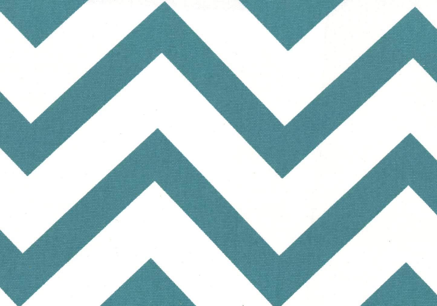 Chaise d'appoint en tissu à chevrons bleu sarcelle et métal chromé|Fauteuil d'appoint en métal chromé et tissu à motif de chevron bleu sarcelle|D90F7BOE