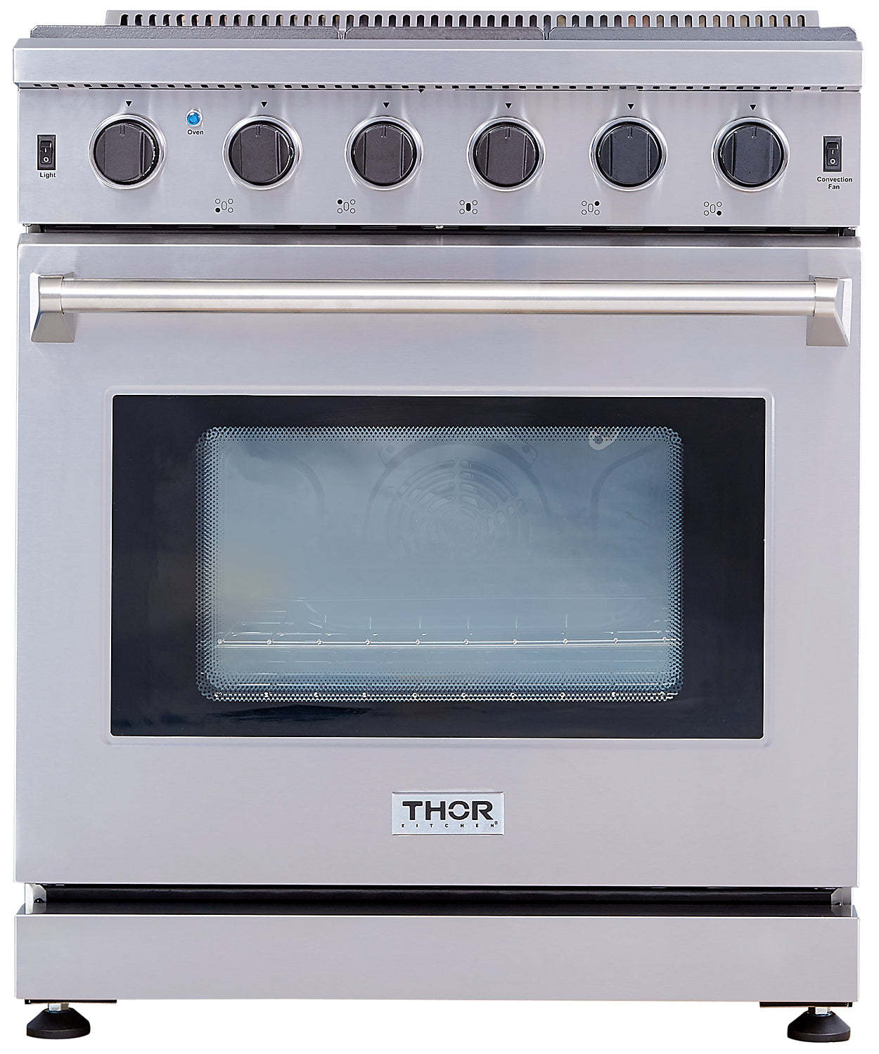 Thor Kitchen 30 4.5 Cu. Ft. Freestanding Gas Range - LRG3001U-SS|Cuisinière amovible à gaz 30 po Thor Kitchen de 4,5 pi³ – LRG3001U-SS|LRG3001S