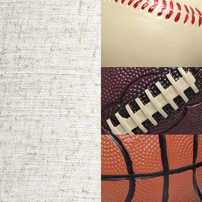 Simple Designs Sportslite 22 Popular Sports Combo Basketball, Baseball, Football Polyresin Table La|Lampe de table SportsLite de Simple Designs de 22 po en polyrésine avec combinaison de sports popula