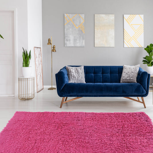 Tapis épais en laine Linon Flokati