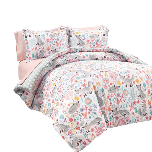Couette Lush Decor Pixie Fox avec draps et parure de lit pour enfants, idéale pour la rentrée scolaire