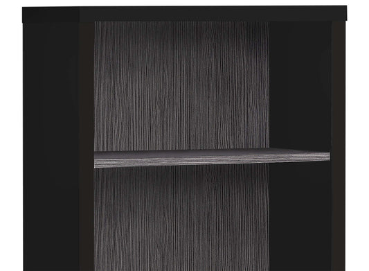 Bibliothèque 3 étagères Orion 23.75 - Noir grisâtre|Bibliothèque Orion de 23,75 po avec 3 tablettes - noir grisâtre