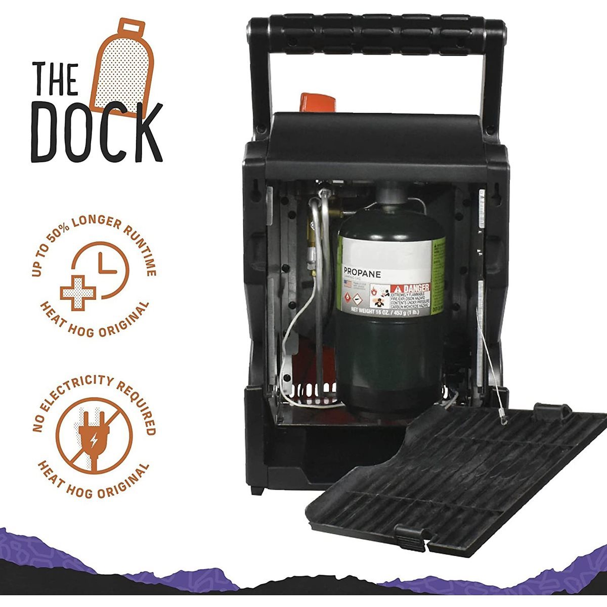 Heat Hog 9 000 BTU LP Propane Portable Outdoor Heater|Chaufferette portative pour l'extérieur au gaz propane liquide de 9 000 LP Heat Hog|D66GJ3FO