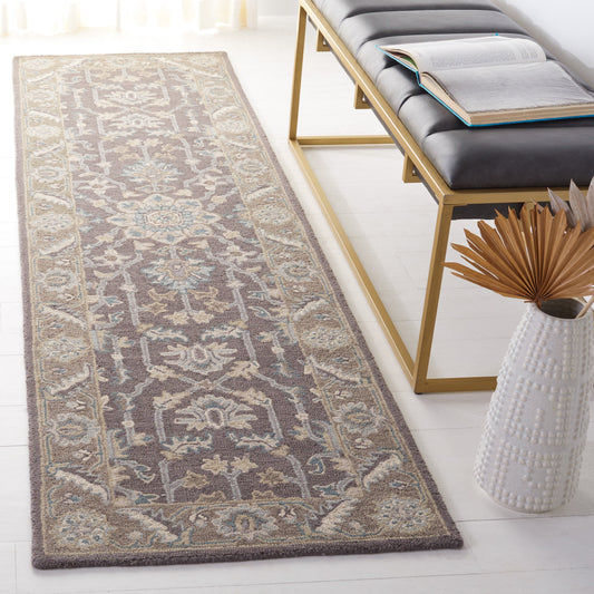 Tapis en laine moderne à motif floral SAFAVIEH fait main Blossom Gulperi