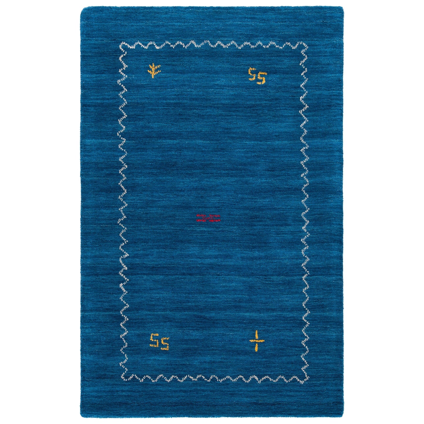 Tapis de couloir Gabbeh en laine Eraclia de l'Himalaya, fait main par SAFAVIEH