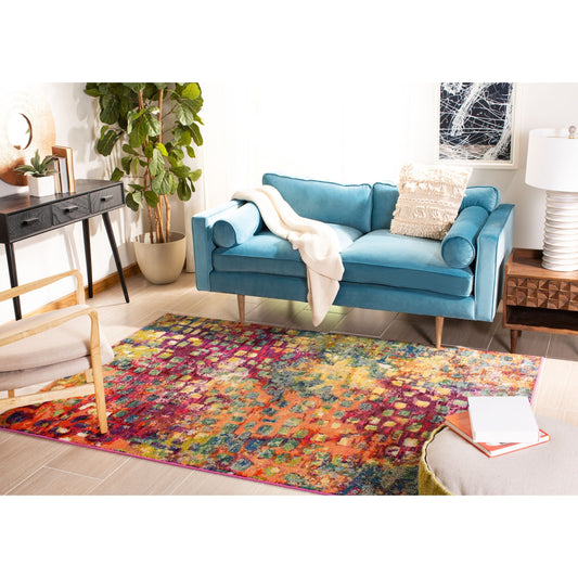 Tapis SAFAVIEH Madison Cherie moderne abstrait aquarelle