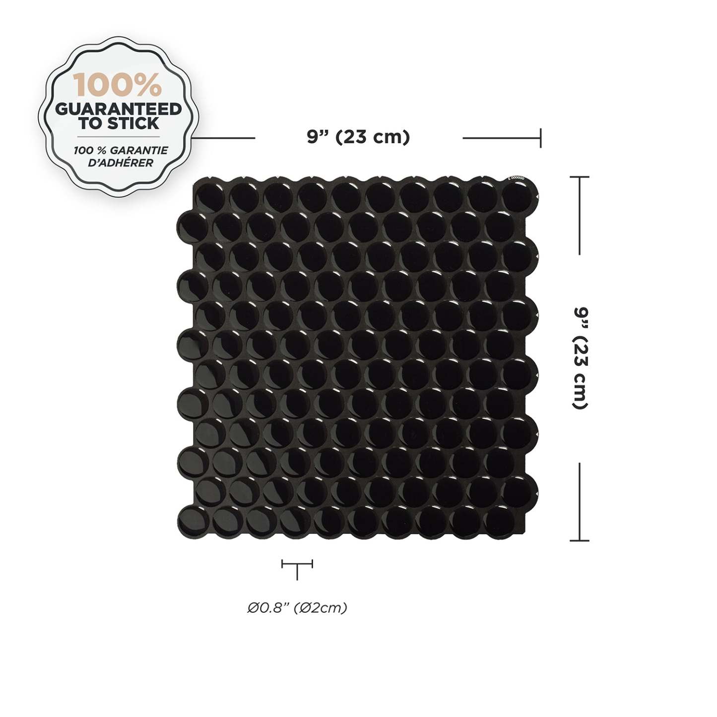 Smart Tiles peler et coller 4 feuilles 9 x 9 dosseret - Penny Nora