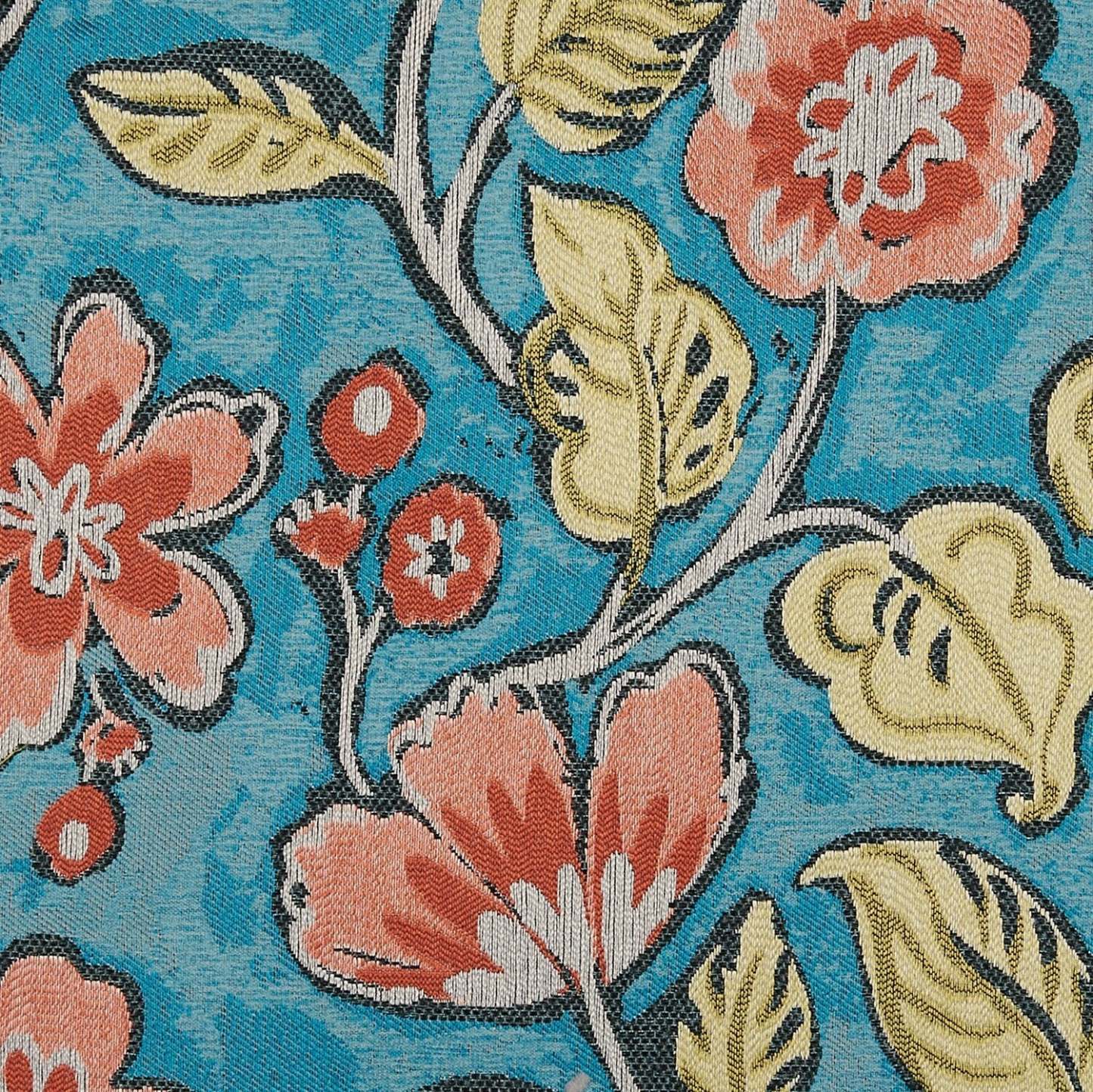 Fabriqué au Canada Sofa Lab personnalisable Pouf en tissu The Curve 31 - Malibu multicolore | Pouf The Curve de Sofa Lab de 31 po fabriqué au Canada en tissu - Malibu multicolore | CURV1144