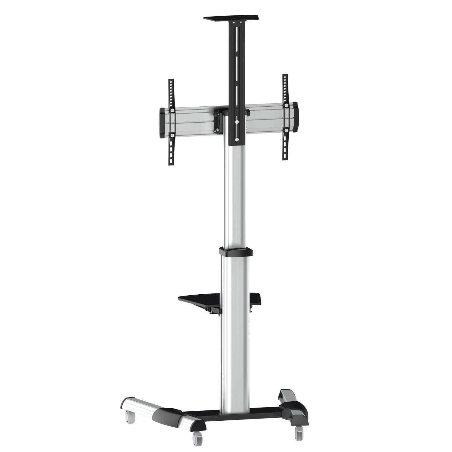 Meuble pour téléviseur TygerClaw pour téléviseurs de 37 po à 72 po - argenté