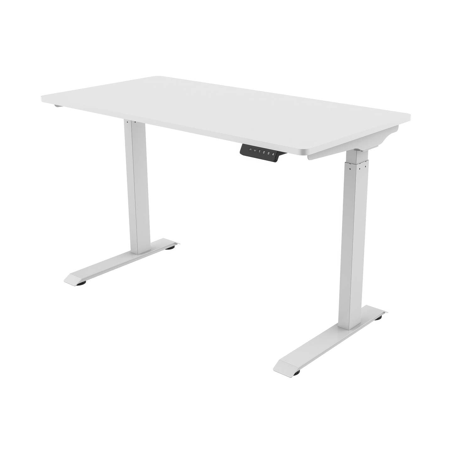 Bureau assis ou debout électrique TygerClaw - blanc