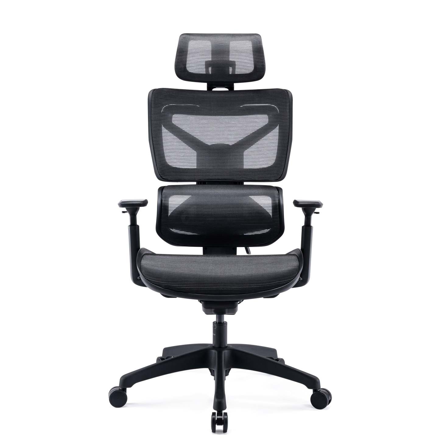 Tygerclaw High Back Executive Ergonomique Mesh Office Chair - Black|Fauteuil président ergonomique en mailles TygerClaw à dossier haut - noir