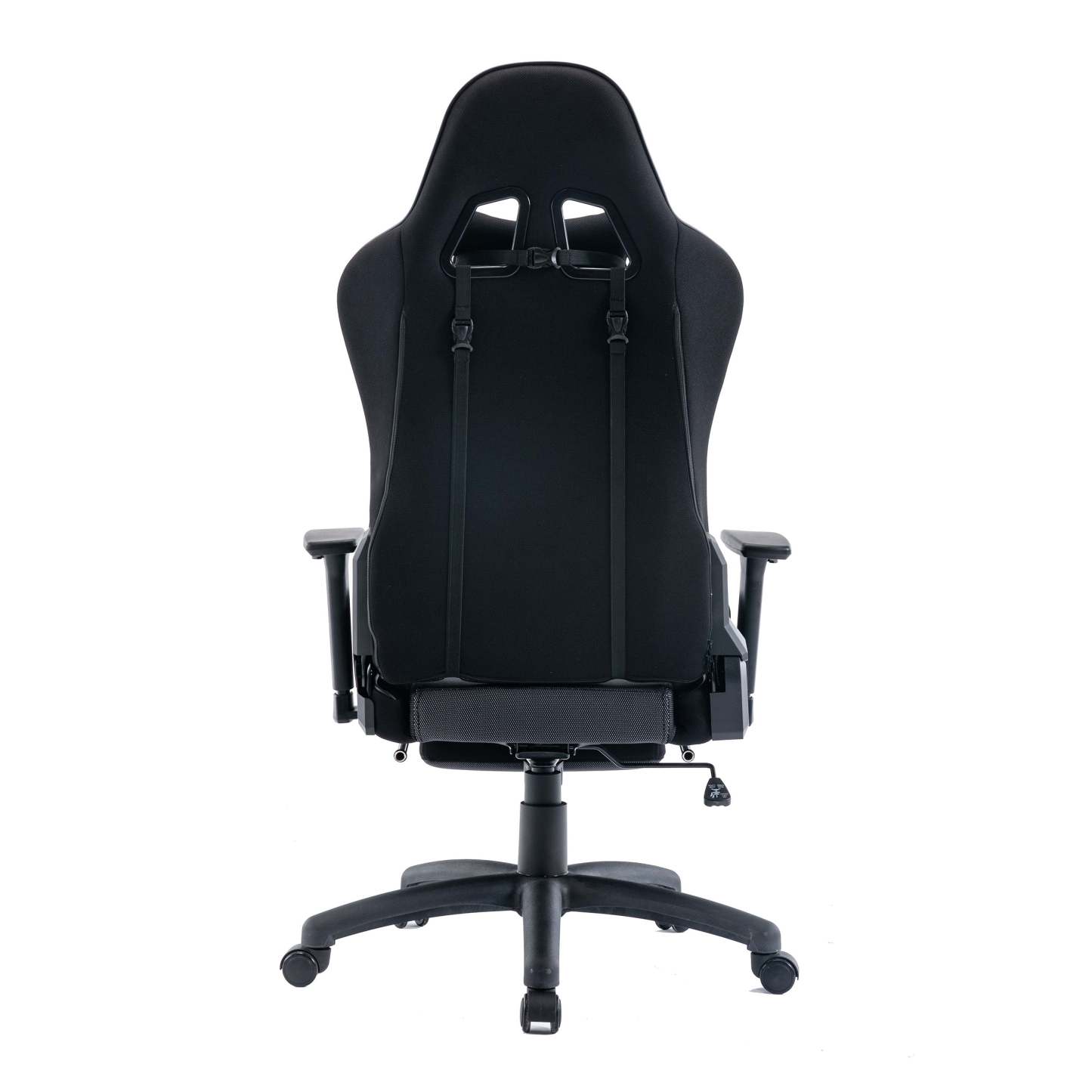 Tygerclaw Gaming Office Chair with Lumbar Pillow & Leg Rest - Black|Fauteuil de jeu et de bureau TygerClaw avec coussin lombaire et repos-pieds - noir