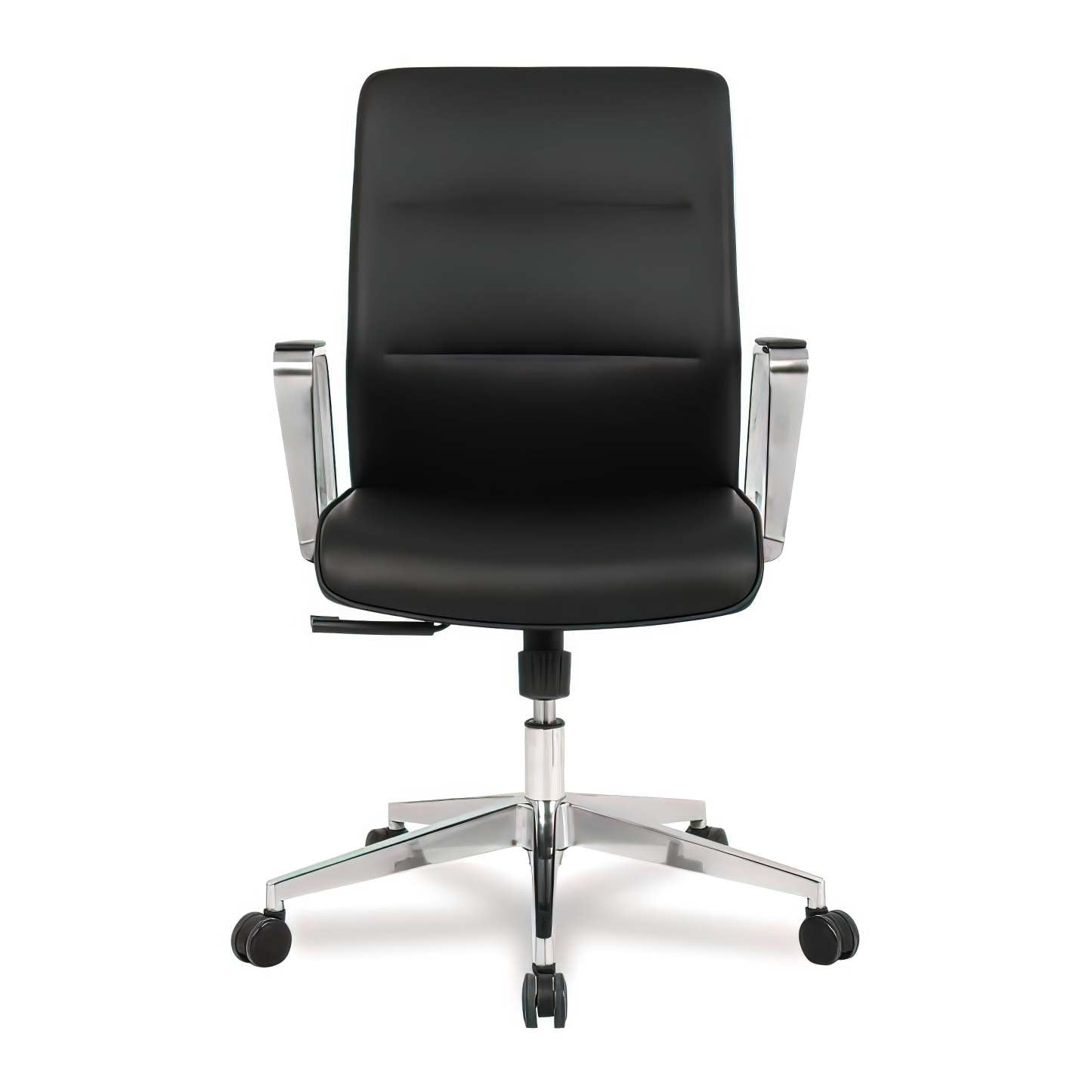 Tygerclaw Mid Back Microfibre PU Office Chair - Black|Fauteuil de bureau en microfibre de polyuréthane TygerClaw à mi-dossier - noir