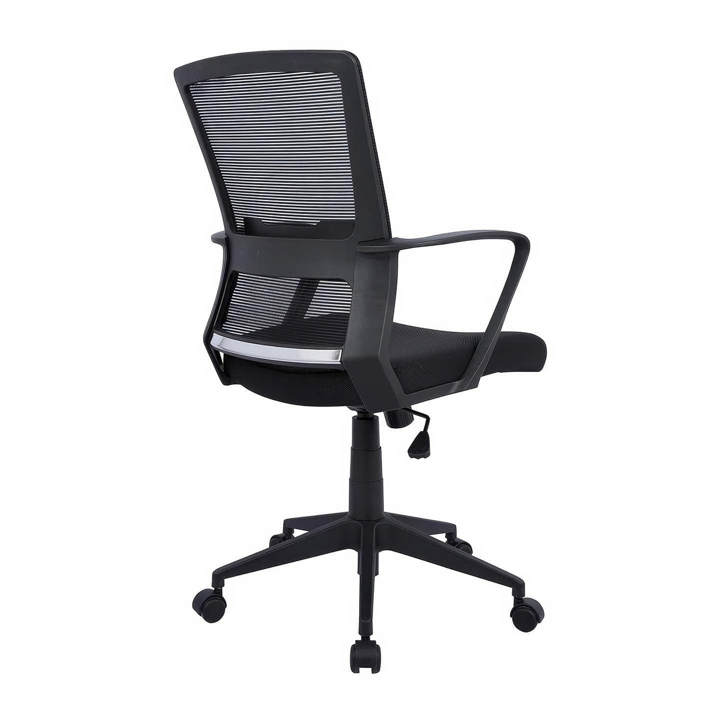 Tygerclaw Mid Back Mesh & Fabric Office Chair - Black|Fauteuil de bureau en mailles et tissu TygerClaw à mi-dossier - noir