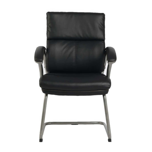 Tygerclaw 24 Mid Back PU Leather Office Chair - Black|Chaise de bureau TygerClaw mi-dossier en similicuir en polyuréthane - noire