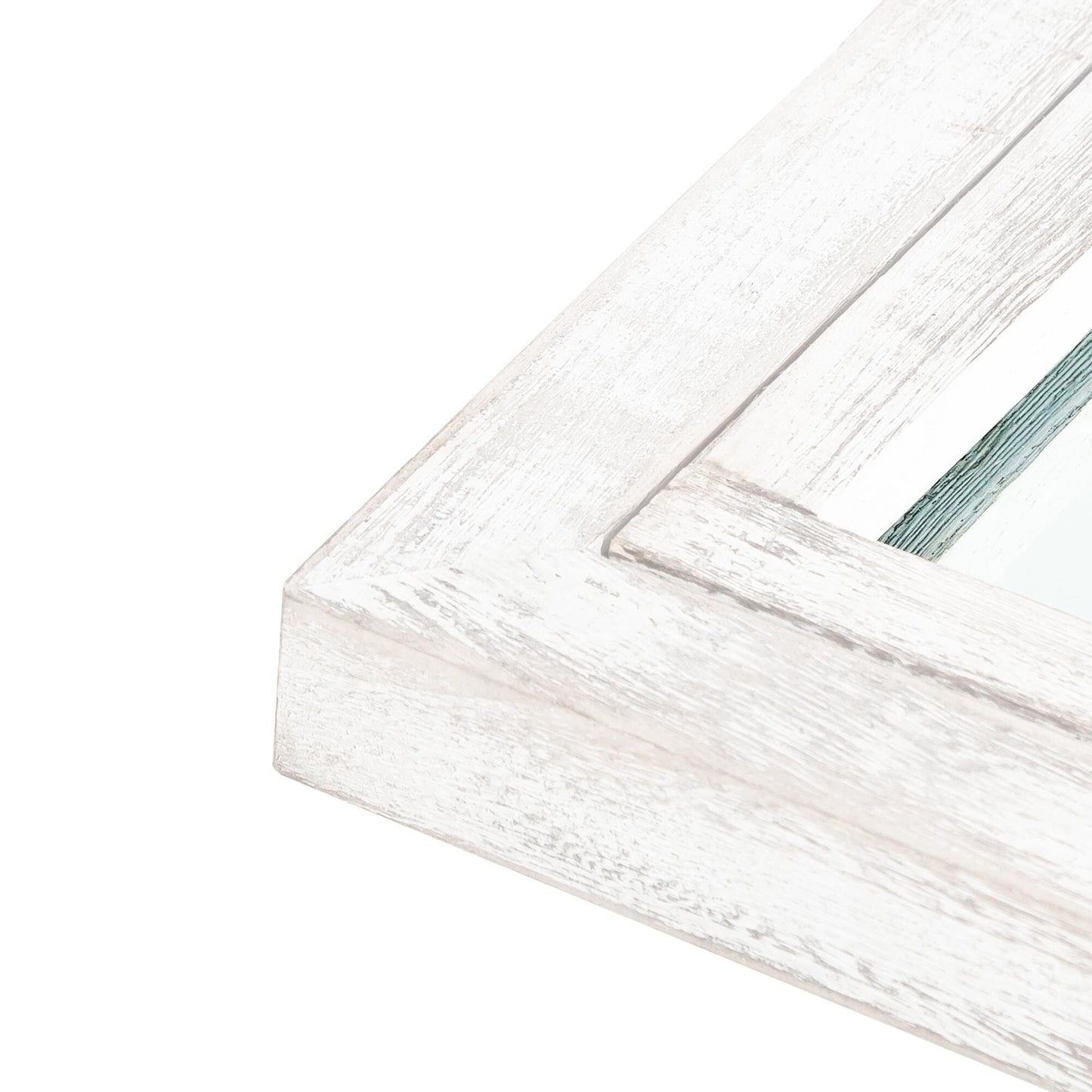 Miroir de fenêtre en bois arqué 71'' L x 31'' l