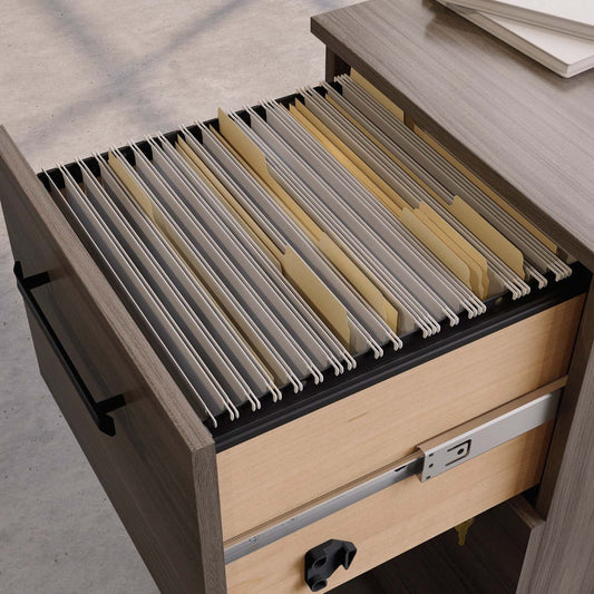 Affirm 15.55 Commercial Grade 2-Drawer Filer Cabinet - Hudson Elm|Classeur Affirm de 15,55 po de qualité commerciale à 2 tiroirs - orme Hudson