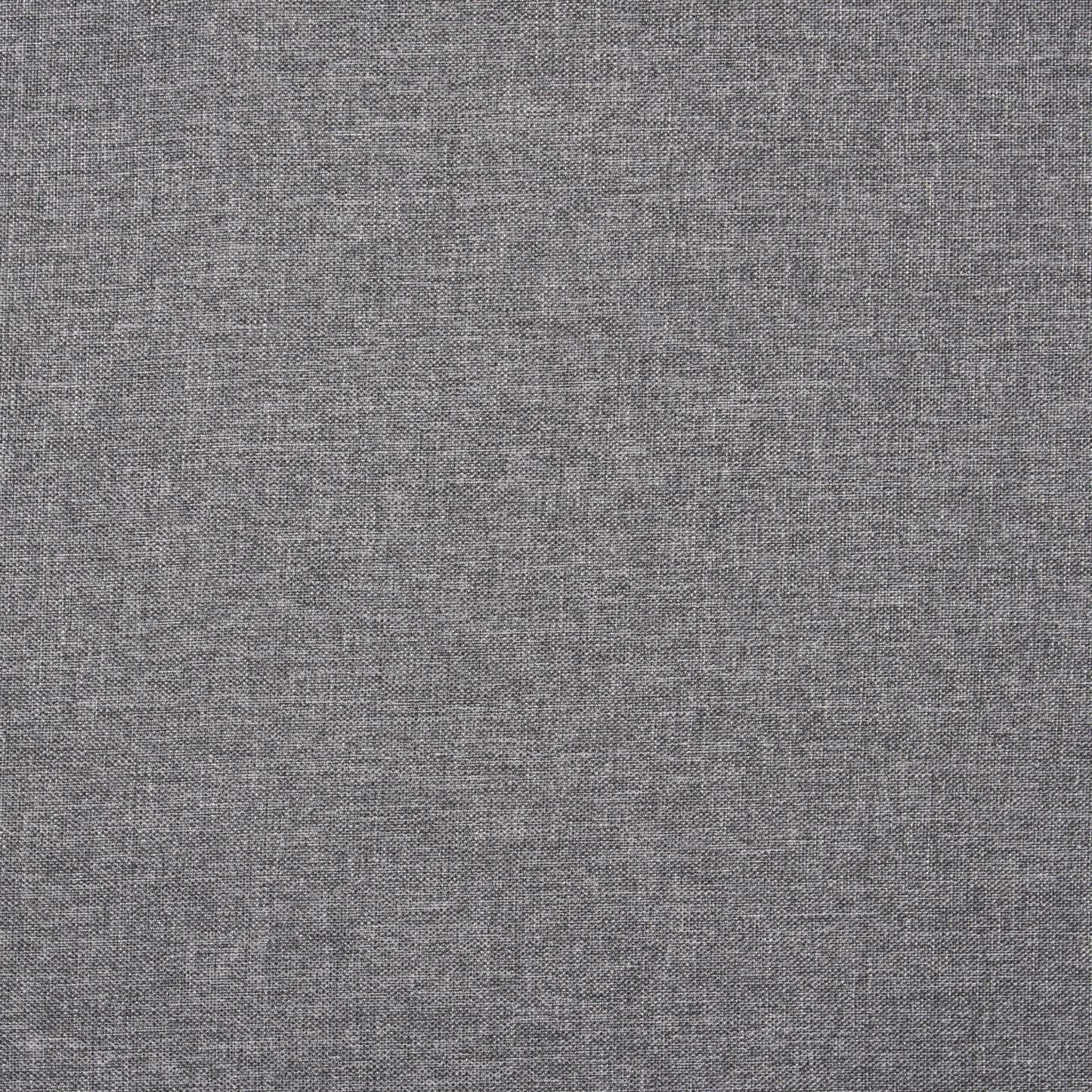 Lit plateforme rembourré Asha en tissu gris capitonné - format très grand lit