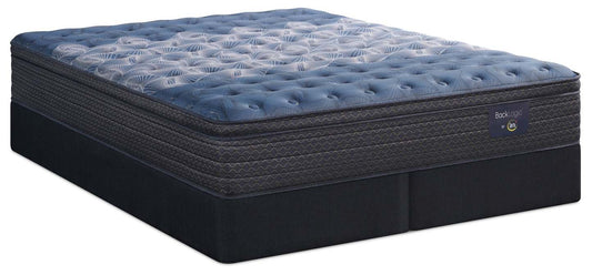 Serta Back Logic 1.1 Eurotop Medium King Mattress Set|Ensemble matelas semi-ferme à Euro-plateau Back Logic 1.1 de Serta pour très grand lit