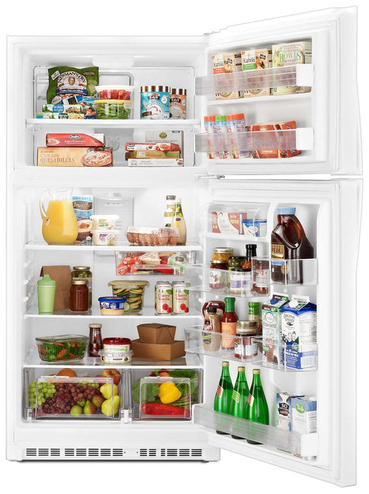 Réfrigérateur Whirlpool de 33 po et de 21,3 pi³ à congélateur supérieur - blanc - WRT541SZDW | Whirlpool 33 21.3 Cu. Ft. Top-Mount Refrigerator - White - WRT541SZDW