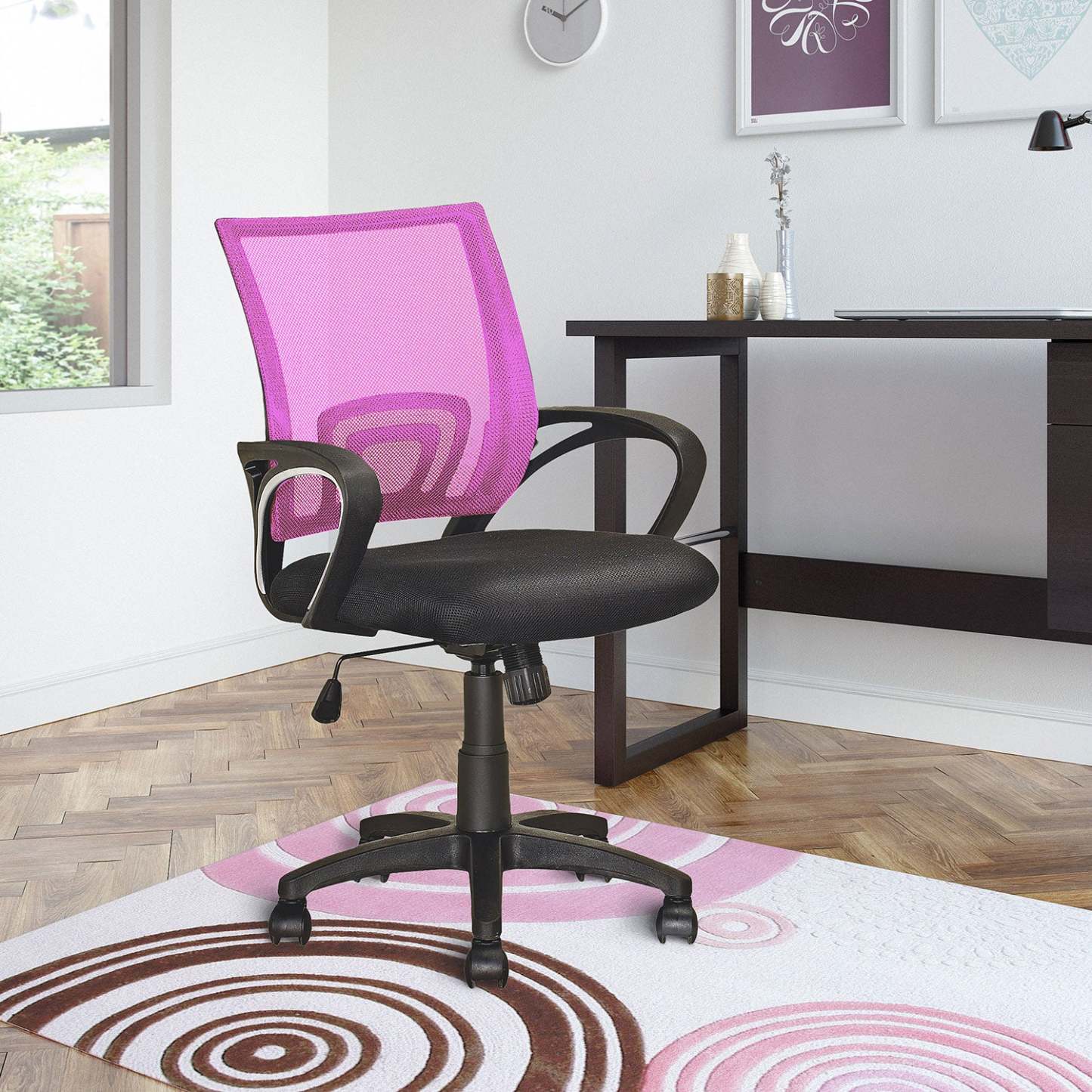 Loft 21 Mesh Office Chair - Rose|Chaise de bureau Loft de 21 po en mailles - rose
