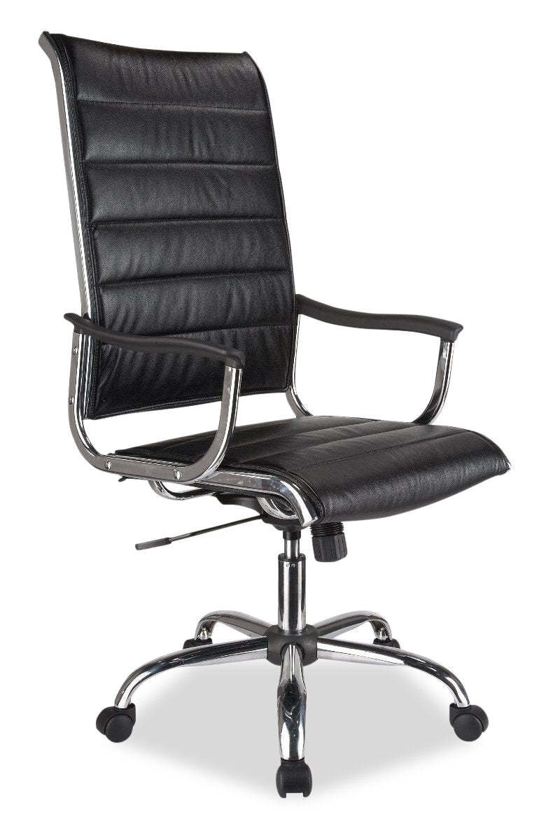 Tygerclaw High Back Bonded Leather Office Chair | Chaise de bureau TygerClaw en cuir contrecollé à dossier haut