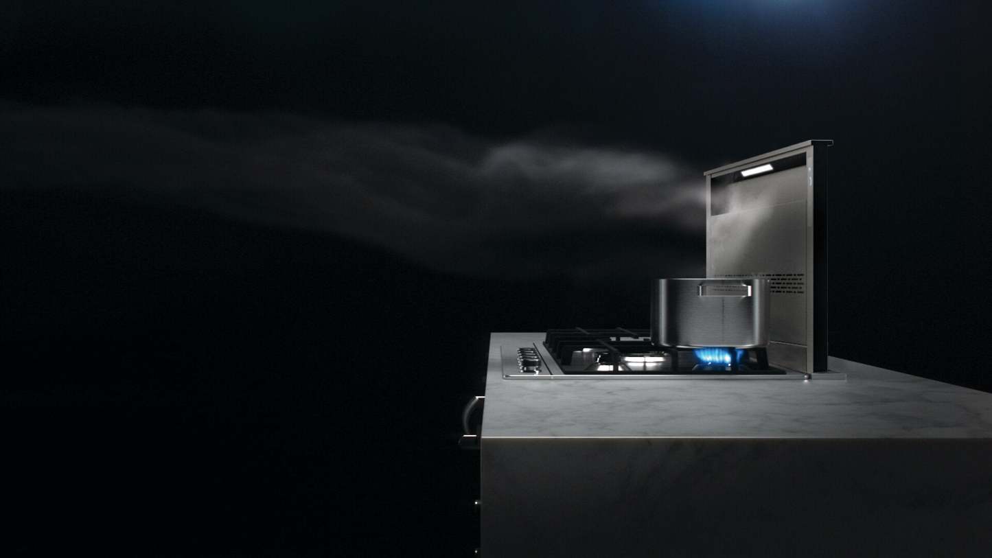 Best Cattura™ D49M-Series 36 Downdraft Range Hood - D49M36BLS | Hotte de cuisinière BESTMD CatturaMC de série D49M de 36 pouces à aspiration descendante - D49M36BLS | D49M36BL