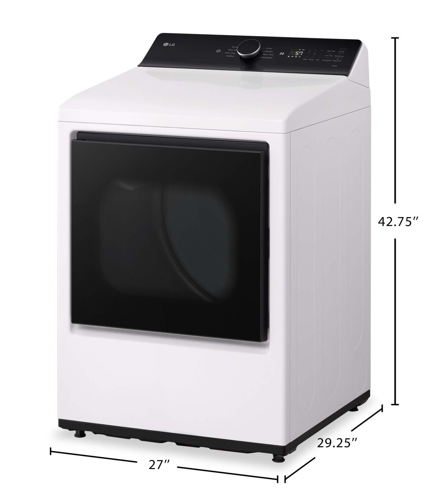 LG 7,3 Cu. Fort. Sécheuse électrique - Blanc - DLE8400WE | Sécheuse électrique LG de 7,3 pi³ - blanche - DLE8400WE