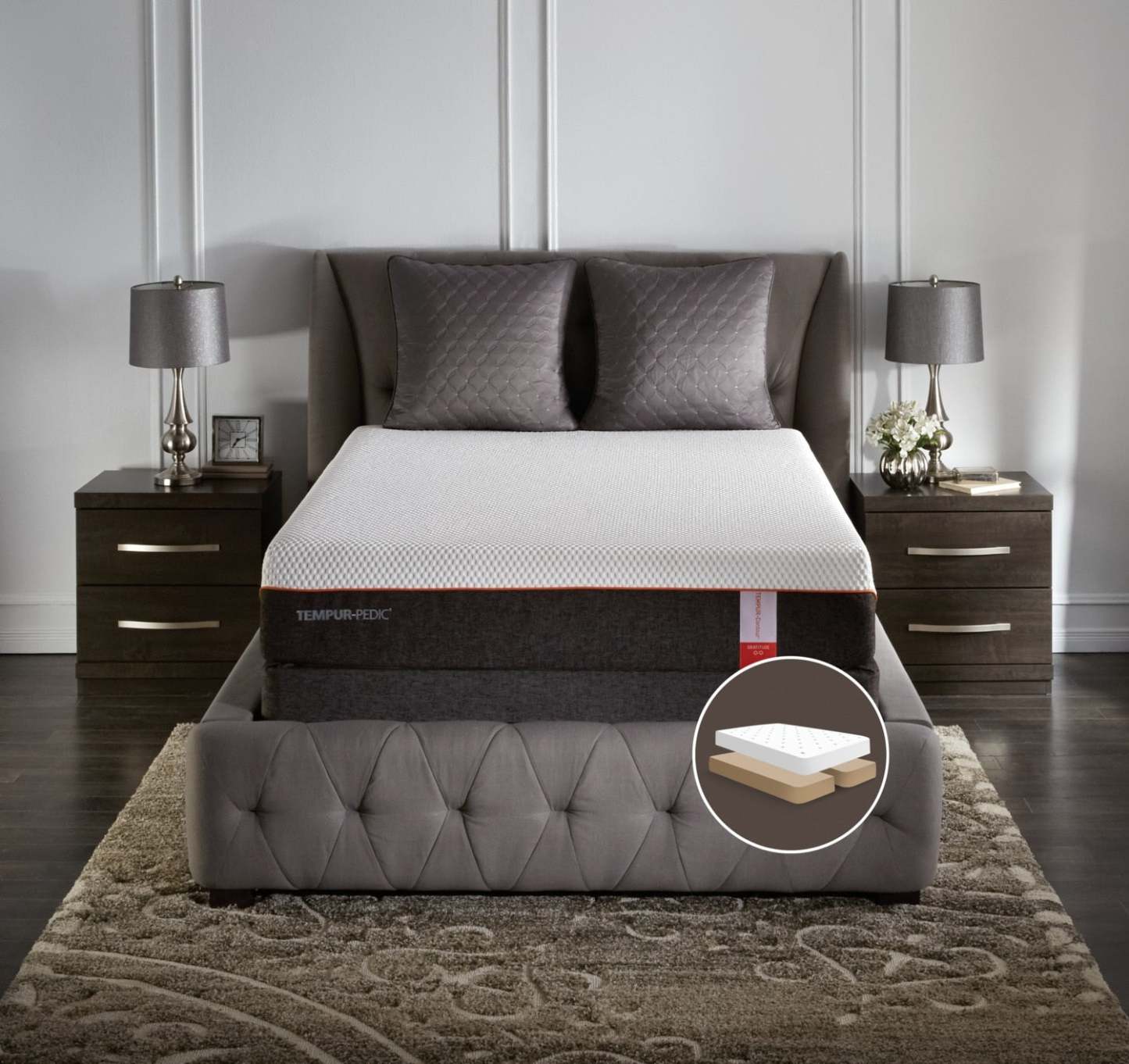 Tempur-Pedic™ Ensemble matelas divisé TEMPUR-Gratitude pour grand lit