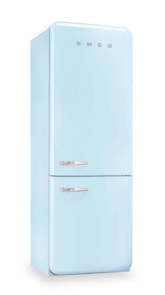 Smeg 18 Cu. Fort. Réfrigérateur Smeg rétro de 18 pi3 à congélateur inférieur - FAB38URPB