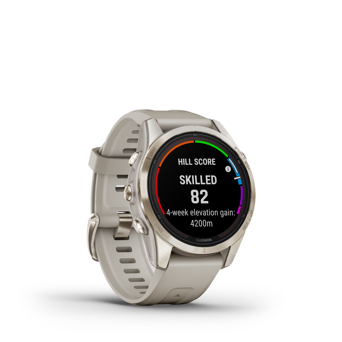 Garmin Fenix® 7s Pro Montre Gps Intelligente - Suivi De La Santé Avec Chargement Solaire, 42 Mm - Or