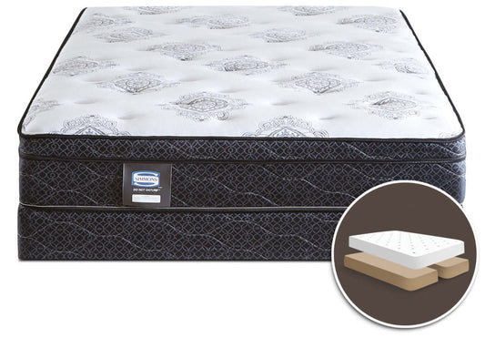 Simmons Do Not Disturb Avante Euro-Top Firm Split Queen Mattress Set|Ensemble matelas ferme Euro-plateau à sommier divisé Avante Ne pas déranger Simmons pour grand lit