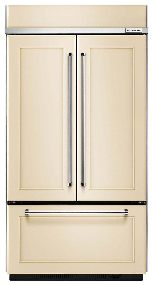 Réfrigérateur KitchenAid de 42 po et de 24,2 pi³ à congélateur inférieur - prêt pour panneau - KBFN502EPA | Réfrigérateur KitchenAid de 24,2 pi³ et de 42 po à congélateur inférieur - panneau personnalisable -…